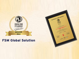FSM Global Winner of India 500 Most Promising IT Company