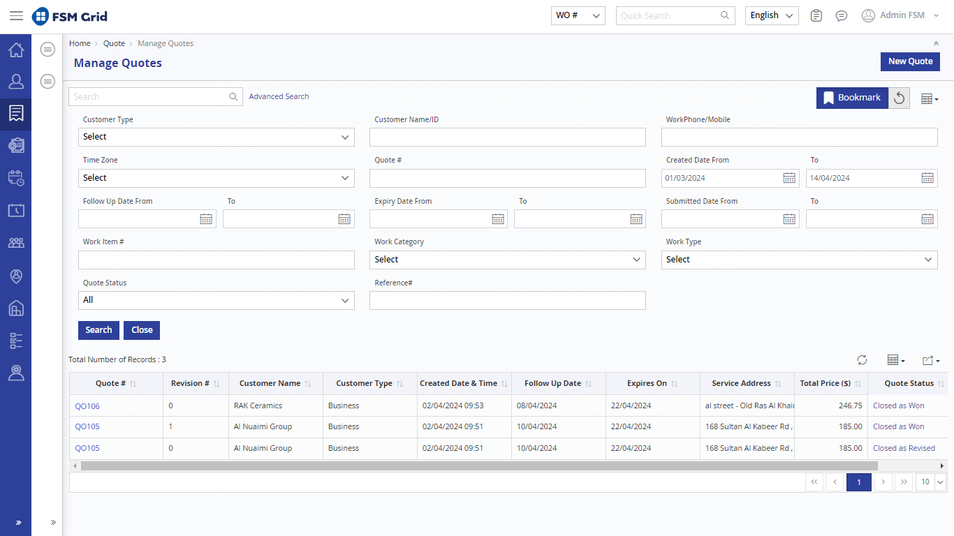 Create and Manage Quotes On-the-Go