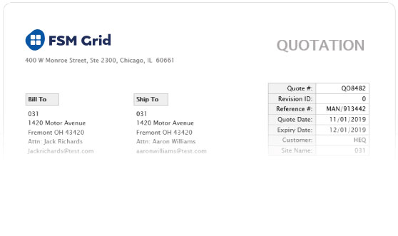 Print & Email Quote